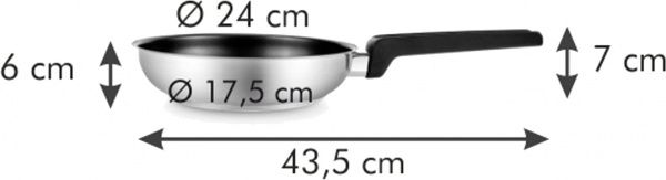 Сковорода ULTIMA 24 см 780674 Tescoma