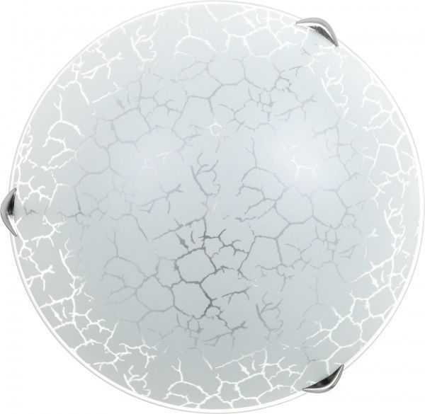 Светильник настенно-потолочный УТ Сяйво НПБ Сахара 1x60 Вт E27 белый 2503 