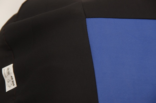 Набір чохлів для сидінь MARANELLO C/Sedile Univ Monaco Blu чорний із синім