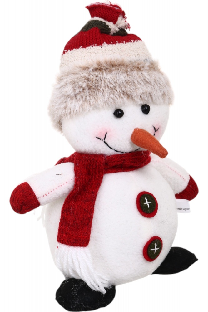 Декорация новогодняя Снеговик весельчак 14х20 см в ассортименте LF2228079AB