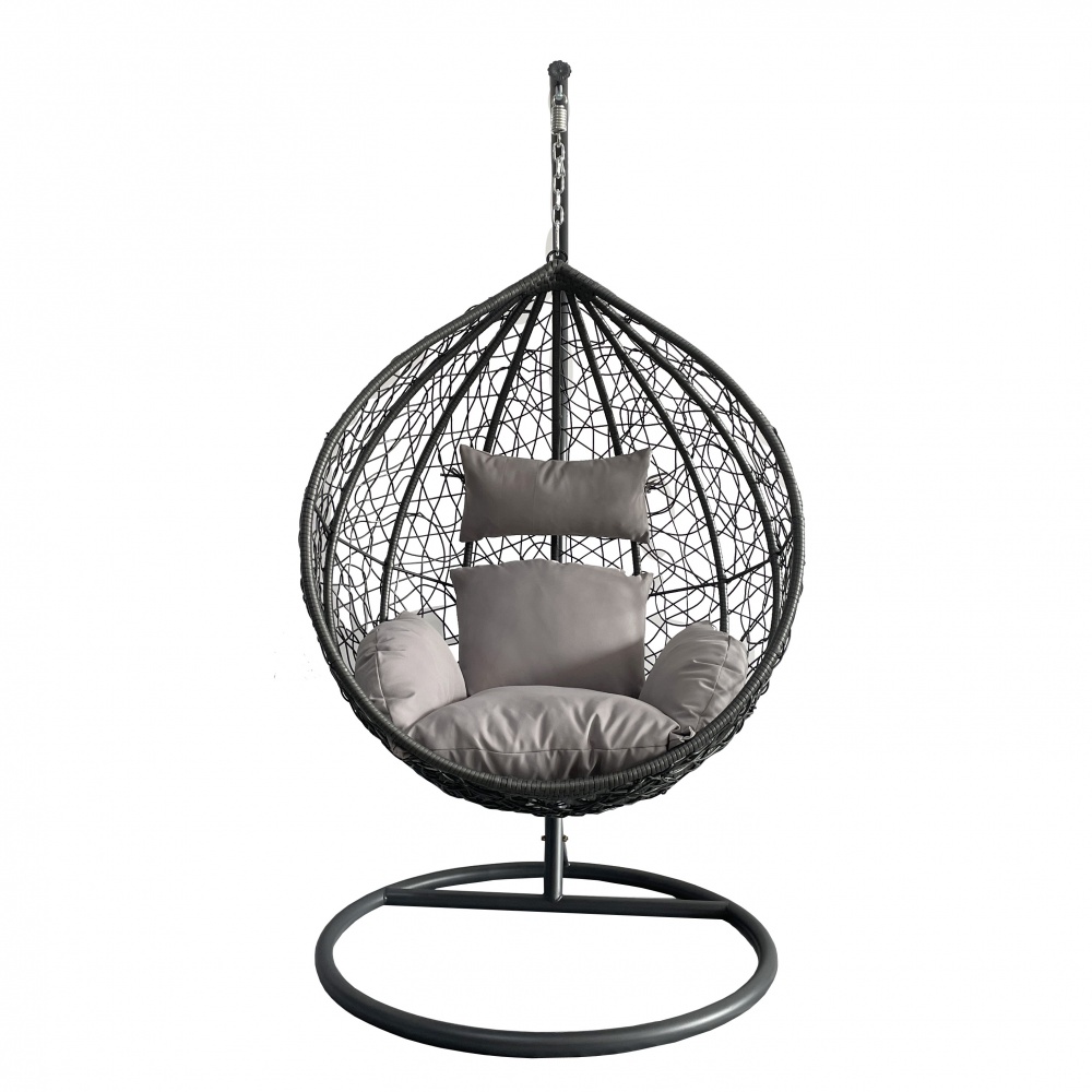 Крісло-кокон Indigo Фієста сірий