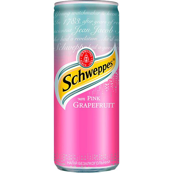 Безалкогольный напиток Schweppes Грейпфрут 0,33 л (5449000229557) 
