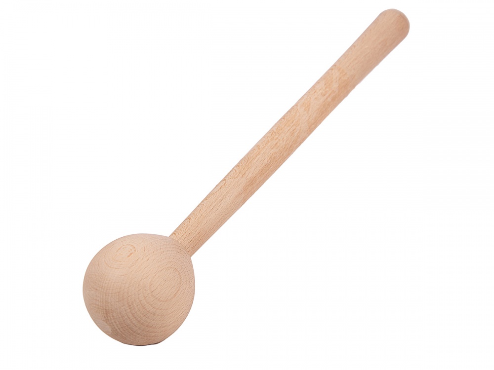 Картофелемялка Жива деревянная круглая 30 см