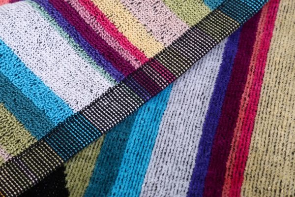 Рушник пляжний Mundotextil Butterfly 86х160 см чорний із малюнком 