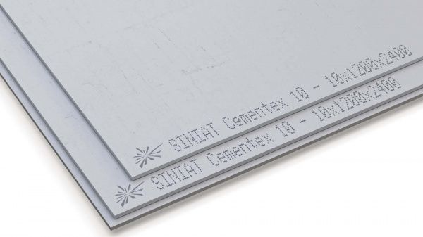 Плита фиброцементная Siniat Cementex 2400х1200х10 мм