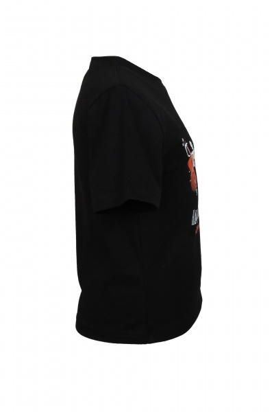 Футболка для девочек/для мальчиков WP Merchandise Halloween Скелеты р.116–122 черный 22122 