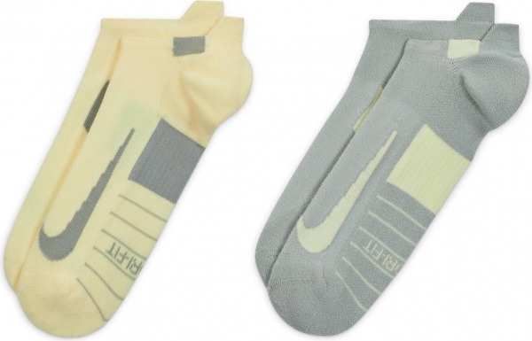 Носки Nike MULTIPLIER RUNNING NO SHOW SOCKS (2 PAIRS) SX7554-938 р.M разноцветный