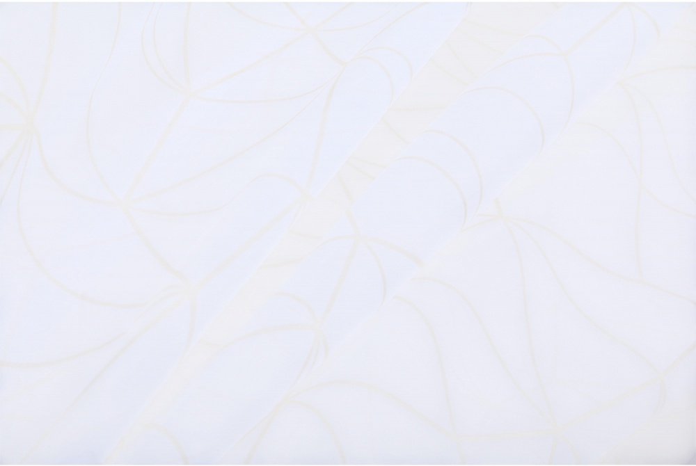 Тюль кухонна Amelie 2 шт. з прихватами білий 140х160 см La Nuit