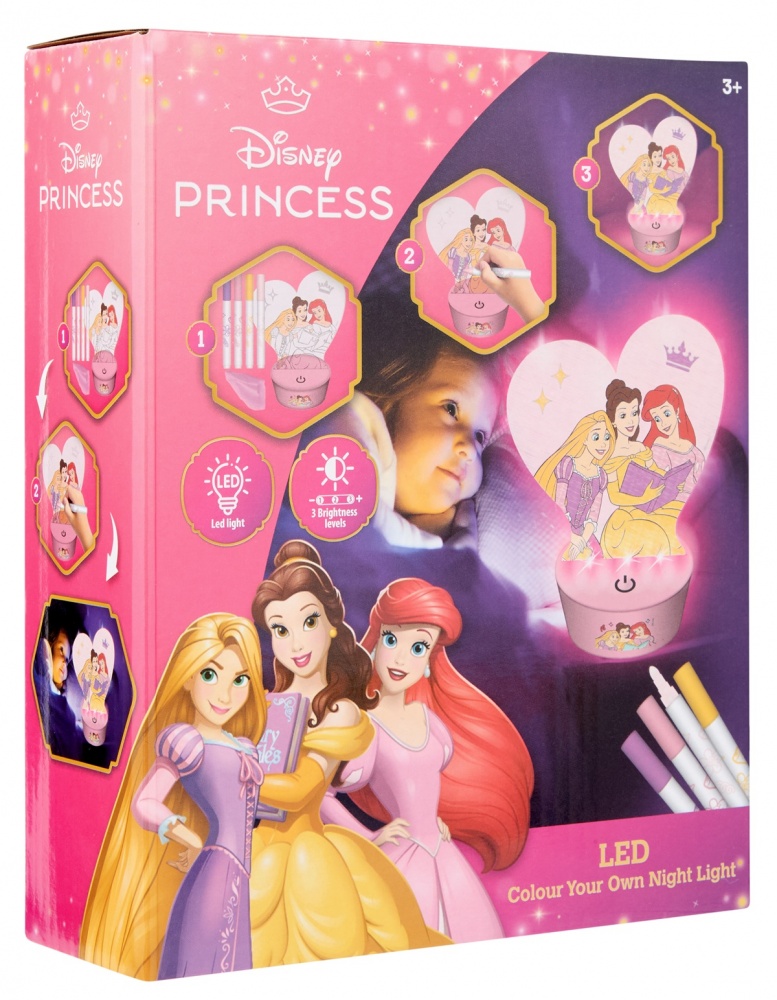 Набір для творчості Disney LED нічник Princess DP60198