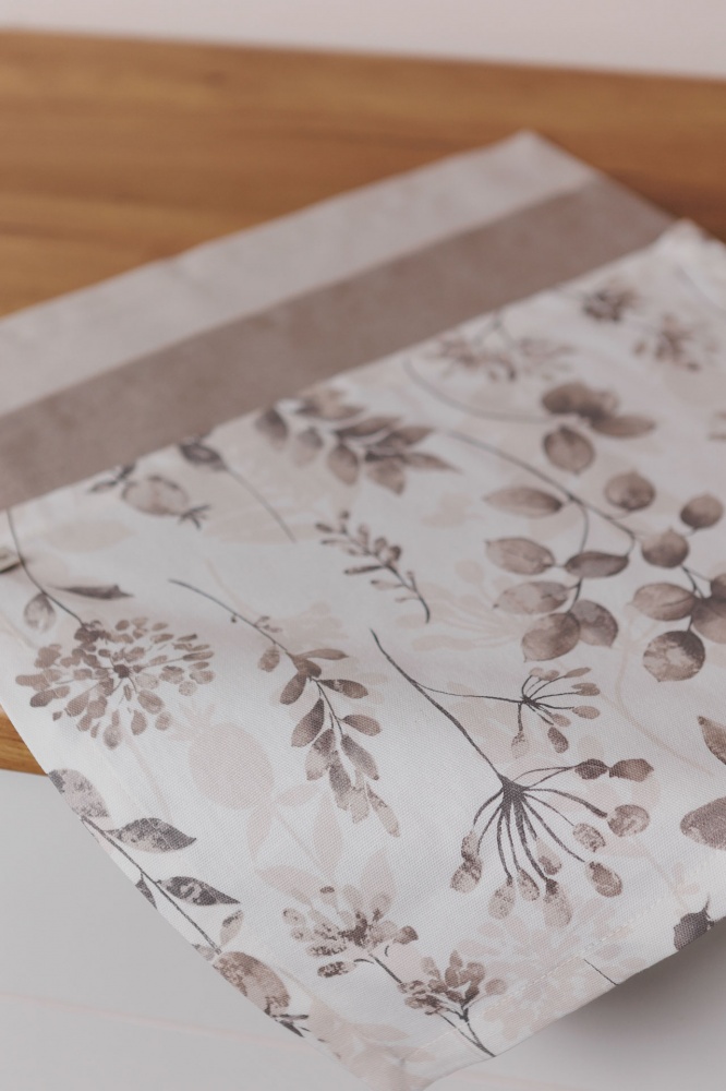 Салфетка La Nuit Шанталь 35x45 см бежевый с рисунком