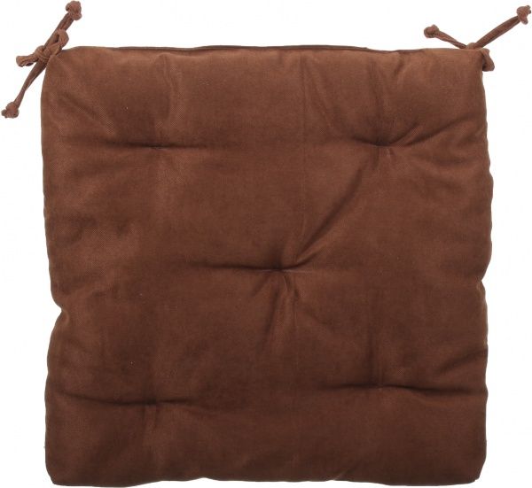 Подушка на стул Велмарт 40х40х3 см коричневый