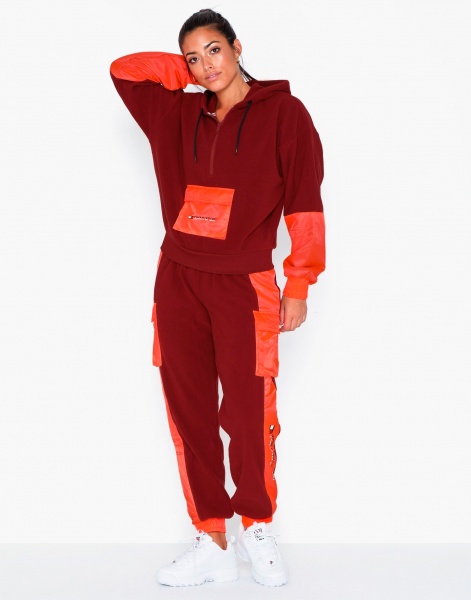 Джемпер Tommy Hilfiger BLOCKED POLAR MIX HOODIE S10S100355607 р. L красный