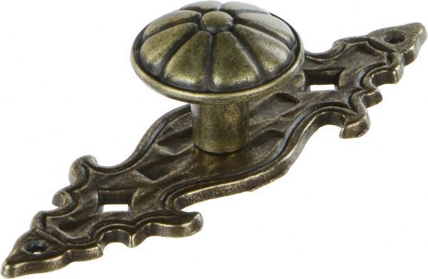 Меблева ручка d25 мм антична латунь REI 3307