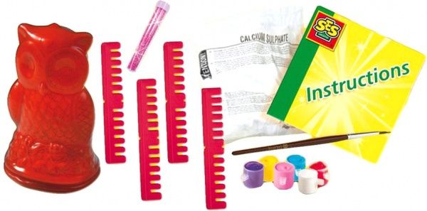 Набор SES для создания гипсовой фигурки Сова 01285S