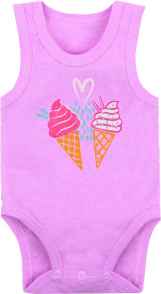 Боди для девочек для девочки GABBI BD-22-3 р.80 сиреневый 13111 