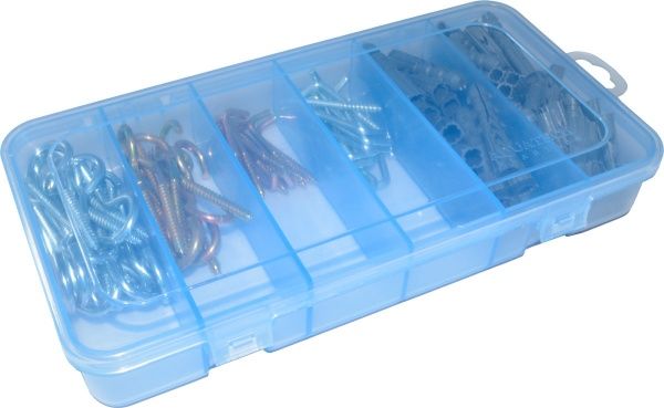 Набор дюбелей с крючками 118 шт. 