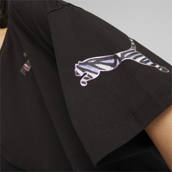 Футболка Puma PUMA POWER NOVA SHINE COLORBLOCK TEE 67444501 р.L черный