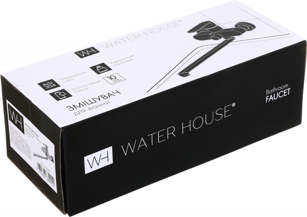 Смеситель для ванны Water House Loop BW0214 сатин