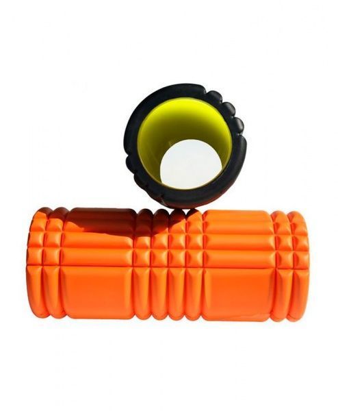 Массажный ролик LiveUp LS3768-o Yoga roller 32x5 см оранжевый