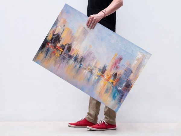 Картина Нарисованный город Posterclub 