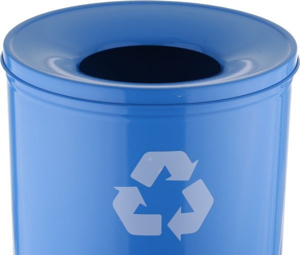 Урна EforMetal вулична блакитний EFR-1321 blue