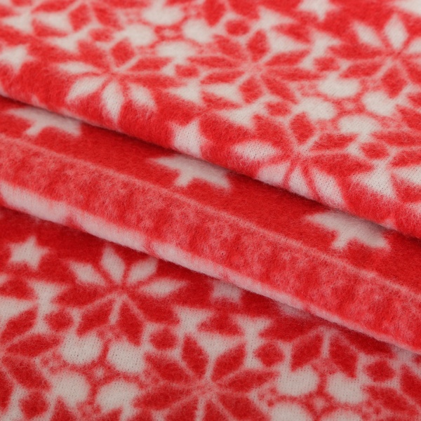 Плед NY Red Trees 125x150 см красный Luna 