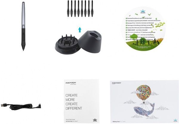 Планшет графический Huion Inspiroy H950P 