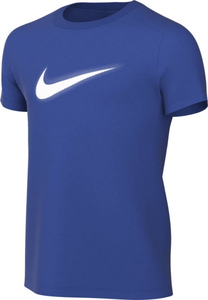 Футболка Nike B NK DF MULTI+ SS TOP HBR DX5386-480 р.XL синій