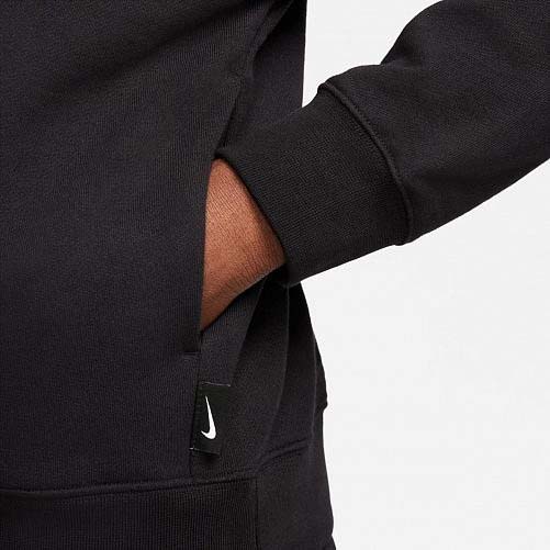 Джемпер Nike M NK SWOOSH FLC HZ HOODIE DX0566-013 р.2XL чорний