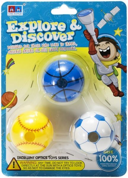 Набор калейдоскопов 3 мяча 9002A