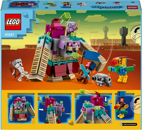 Конструктор LEGO Minecraft Драка с пожирателем 21257