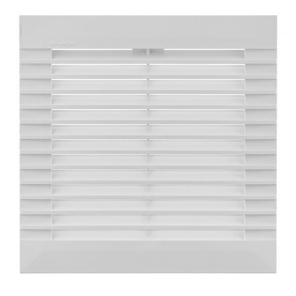 Гратка для вентиляції MiniMax 1252 170 х 170 мм пластик білий 