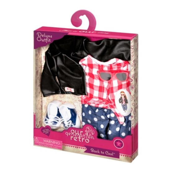 Кукольный гардероб Our Generation Deluxe Стильный кожаный жакет BD60031Z