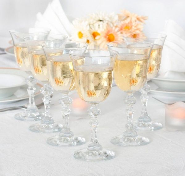 Набор бокалов для вина Prestige krista deco 150 мл 6 шт. F576030015513120 Krosno