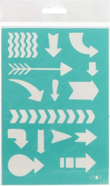 Трафарет багаторазовий самоклейкий Фоновий №1303 серія Абстракція 130x200 мм Rosa Talent