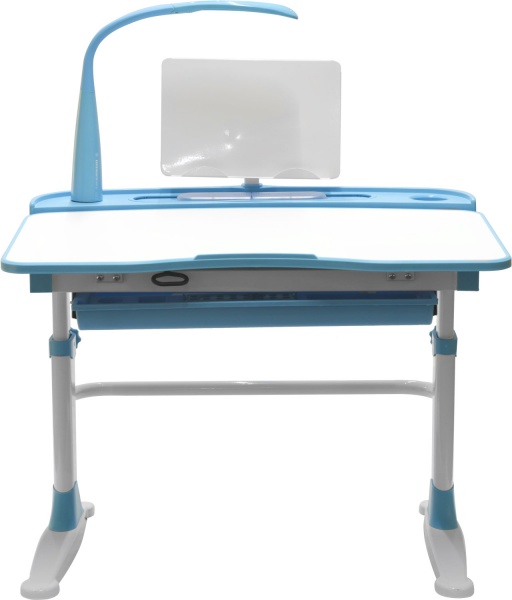 Комплект стіл і стілець Evo-kids Evo-19 BL (з лампою) блакитний