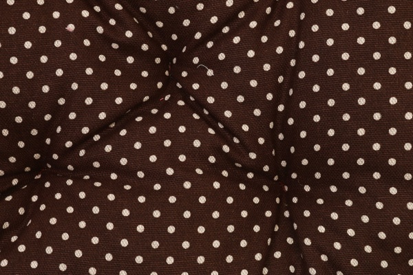 Подушка на стул Lucy 40 см коричневый горошек La Nuit