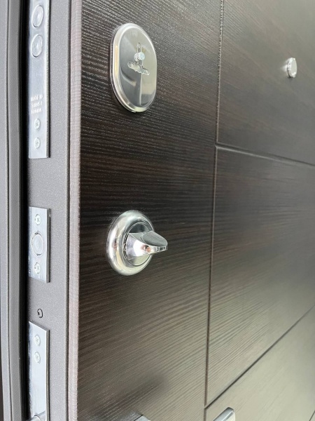 Дверь входная Tarimus Райдо антрацит / венге горизонт темный 2050x960 мм правая