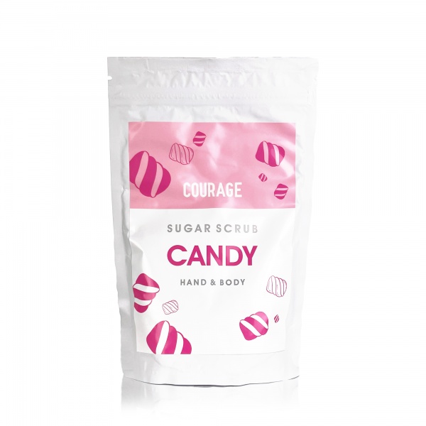 Скраб для тела сахарный COURAGE конфеты 50 г