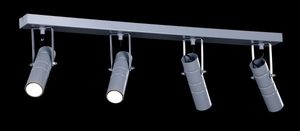 Спот Luminex Implode 200 4x8 Вт GU10 сірий Implode 