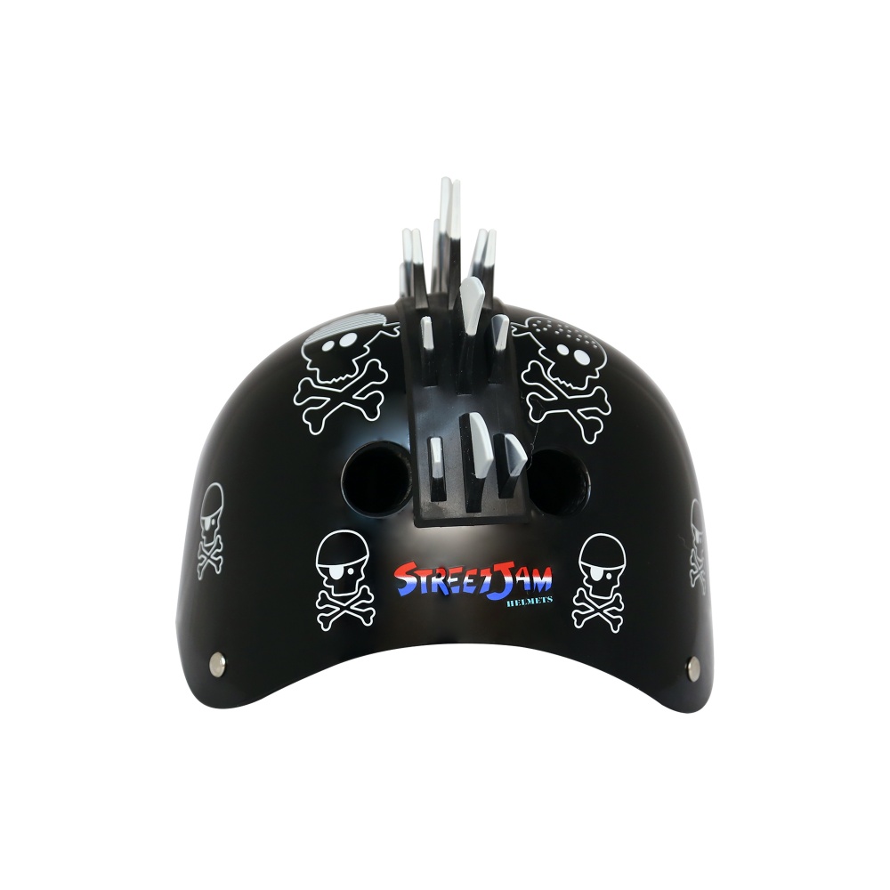 Шлем защитный STREETJAM Пират черный матовый М (55-58 см)