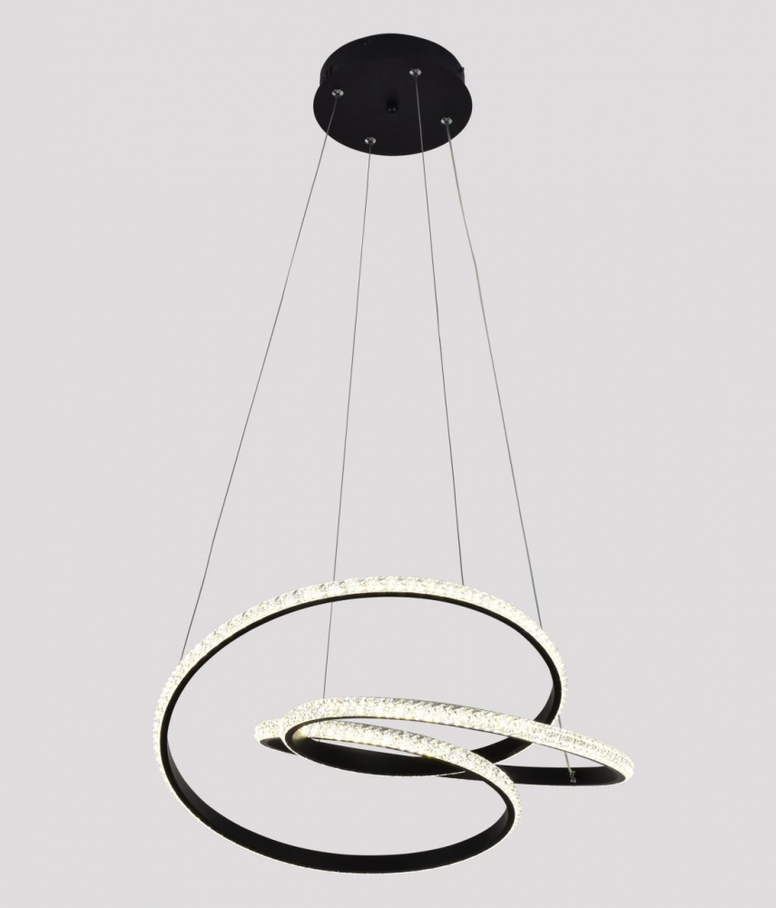 Світильник підвісний LIGHT SET SOYKA LED PL 88W RC 5800Lm чорний