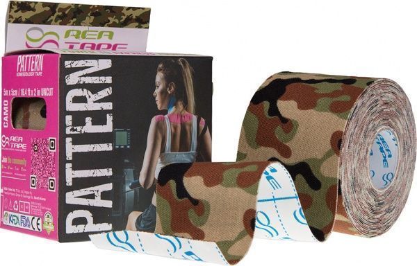 Кінезіологічний тейп REA TAPE REA-Pattern-Military різнокольоровий