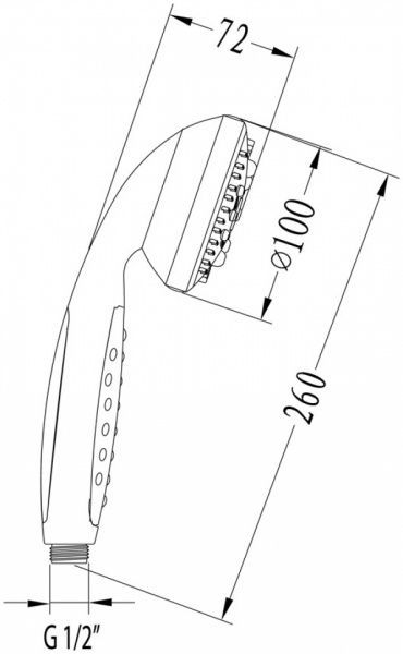 Ручний душ Mixxen Еріка MXAQ0164