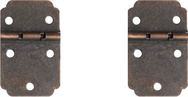 Петля декоративна стара бронза 22х32 мм 2 шт. 