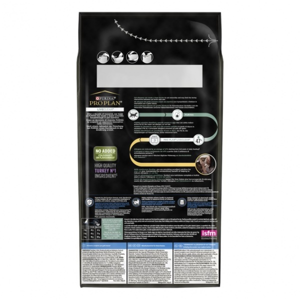 Корм для стерилізованих котів старше 7 років ProPlan LiveClear індичка 1,5 кг