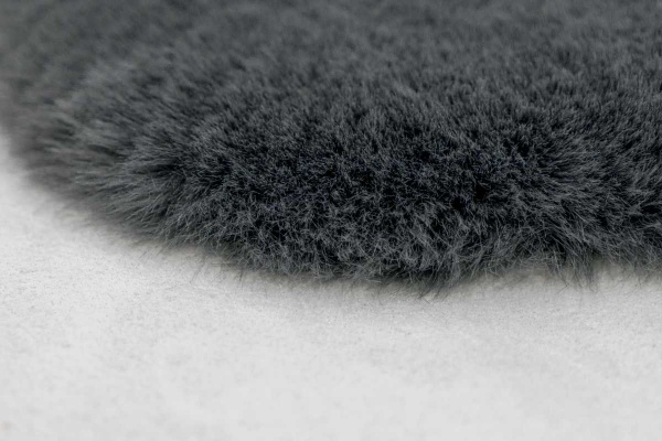 Килим Kayoom Rabbit Sheepskin anthracite 60 см x 90 см 
