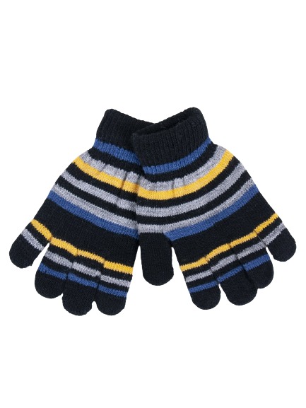 Варежки YO! RED-0118C р.14 /черный