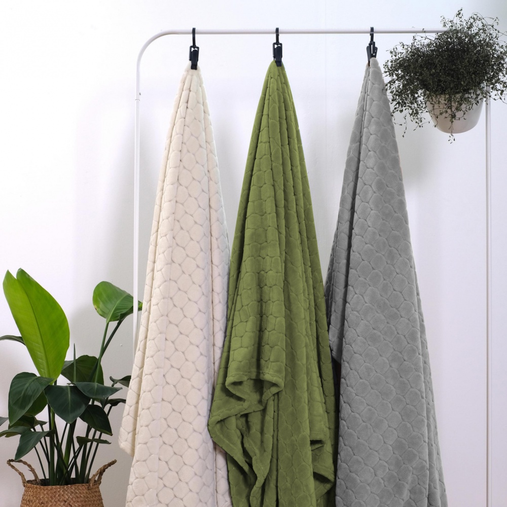 Плед Santiago 200x220 см оливковый La Nuit