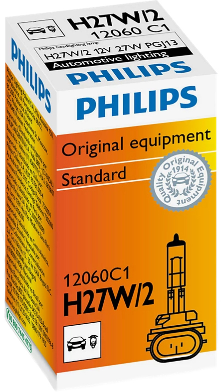 Автолампа галогенна Philips Vision H27W/2 27 Вт 1 шт.(PS 12060 C1)